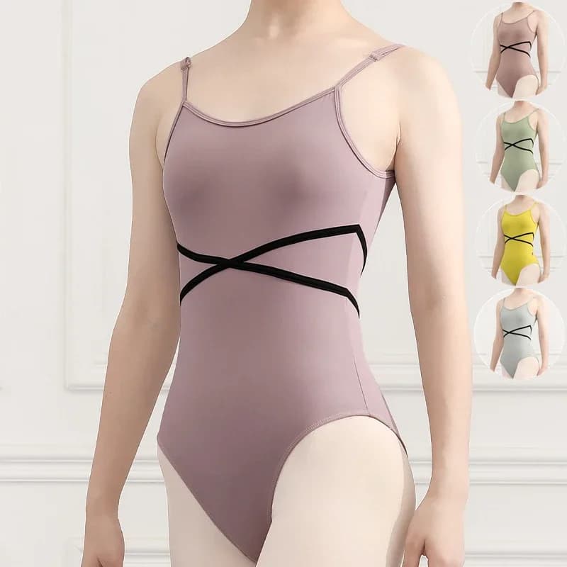 Ballet Leotard for Women Gymnastics Leotards Adult Yoga Dance Costume Ladies Slimming Jumpsuit Bodysuit Dancewear New