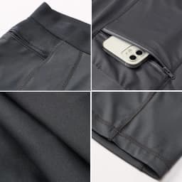 Men's Tight Stretch Fitness Shorts Zip Pocket PRO Stretch Sweat Dry Running Trousers Riding Trousers Running Trousers Beach Pant