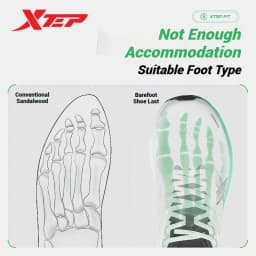 Xtep PIONEER Men's Professional Running Shoes 2025 Spring Sneakers Cushioning Wear-Resistant Lightweight Sneakers 875119110010