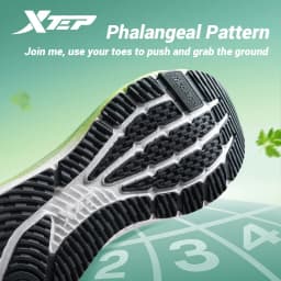 Xtep PIONEER Men's Professional Running Shoes 2025 Spring Sneakers Cushioning Wear-Resistant Lightweight Sneakers 875119110010