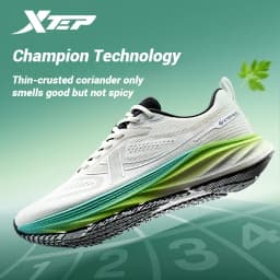 Xtep PIONEER Men's Professional Running Shoes 2025 Spring Sneakers Cushioning Wear-Resistant Lightweight Sneakers 875119110010