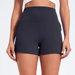 Casual Yoga Shorts Pocket Short High Waist Running Shorts Gym Exercise Running Fitness Tennis Sports Shorts
