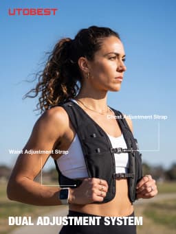 UTOBEST UTR113 Reflective Running Hydration Vest Adjustable Phone Holder Hydration Pack for Training Cycling Hiking