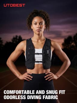 UTOBEST UTR113 Reflective Running Hydration Vest Adjustable Phone Holder Hydration Pack for Training Cycling Hiking