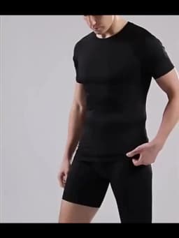 Summer Compression Sweatshirt Short Sleeve Men's Fitness T-Shirt Running Quick-Dry Top Gym Workout Bodybuilding T-Shirt S-3XL