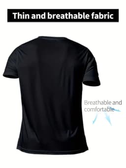 Fitness sportswear men's casual round neck T-shirt thin section quick-drying breathable cycling running short-sleeved summer
