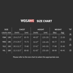 WOSAWE Youth Football Chest Padded Shirt Youth Kids Boys Padded Compression Shirt Vest Youth Boys Baseball Basketball Vest