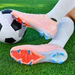 New Men's Soccer Shoes Professional Football Boots Non-Slip Cleats FG/TF Grass Outdoor Training Athletic Sneakers