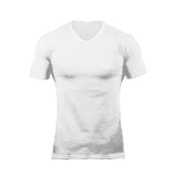 Solid Cotton V-Neck Short Sleeve Running T-Shirts Men Summer Gym T Shirt Fitness Clothing Slim Fit Bodybuilding Workout Tee Tops