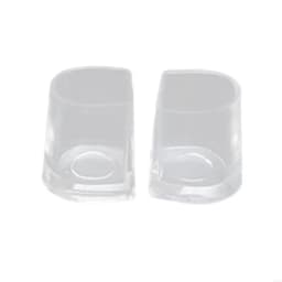 2 Pcs Silicone Heel Stoppers High Heel Protectors Heel Savers Heel Caps Latin Stilettos Dancing Cover for Woman Female 69HD