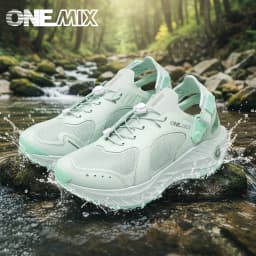 ONEMIX Summer Outdoor Water Shoes for Men And Women Breathable Non-slip Thick Sole Cushioned Speed Interference Casual Shoes