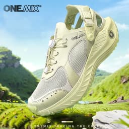 ONEMIX Summer Outdoor Water Shoes for Men And Women Breathable Non-slip Thick Sole Cushioned Speed Interference Casual Shoes