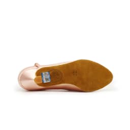 BD Dance Women Standard Shoes N138 Satin Soft Sole Genuine Leather Fresh Tan Satin High Heel Ladies Ballroom Dance Shoes