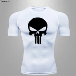 MMA Compression Shirt Men Running T-Shirt Long Sleeve Outdoor Fitness Second Skin Quick Dry Gym Top Breathable Black Sportswear