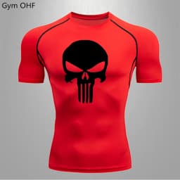 MMA Compression Shirt Men Running T-Shirt Long Sleeve Outdoor Fitness Second Skin Quick Dry Gym Top Breathable Black Sportswear
