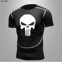 MMA Compression Shirt Men Running T-Shirt Long Sleeve Outdoor Fitness Second Skin Quick Dry Gym Top Breathable Black Sportswear