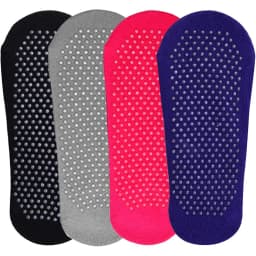 Backless Non-slip Fitness Pilates Socks Cotton Women Sport Yoga Socks Ballet Dance Slippers Barefoot Sock Workout for Gym