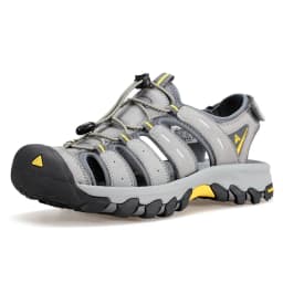 HUMTTO Summer Beach Sandals Men Outdoor Water Sneakers Leather Hiking Camping Climbing Aqua Shoes Breathable Sandals for Mens