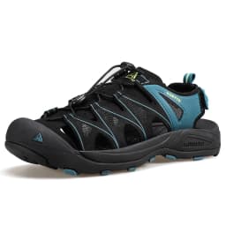 HUMTTO Summer Beach Sandals Men Outdoor Water Sneakers Leather Hiking Camping Climbing Aqua Shoes Breathable Sandals for Mens