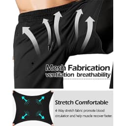 Men's Sport Pants 2 In1 Training Athletic Tracksuits Sportswear Workout Male Jogging Trousers Gym Fitness Running Pants Men