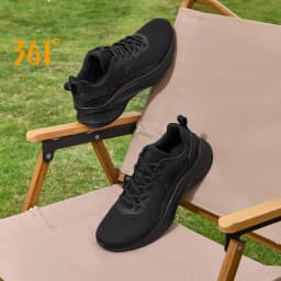 361 Degrees Men Running Racing Shoes Shock Absorbing Wear Thick Bottom Resistant Casual All-Match Mesh Male Sneaker 672412233