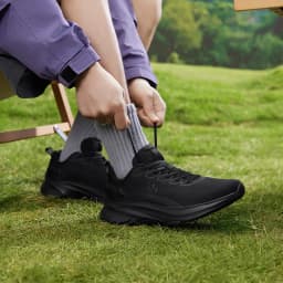 361 Degrees Men Running Racing Shoes Shock Absorbing Wear Thick Bottom Resistant Casual All-Match Mesh Male Sneaker 672412233