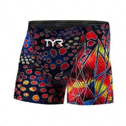 New Men's Swimming Trunks Swim Jammers Swimsuit Training Surf Tights Shorts For Male Swim Trunks Swimwear Quick Dry Bathing Suit