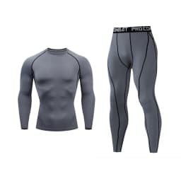 Men's Running Set Gym Jogging Thermo underwear xxxxl Second skin Compression Fitness MMA rashgard Male Quick dry Track suit