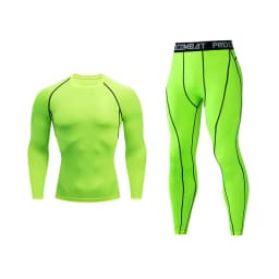 Men's Running Set Gym Jogging Thermo underwear xxxxl Second skin Compression Fitness MMA rashgard Male Quick dry Track suit