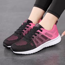 New Sneakers Women Casual Shoes Fashion Breathable Walking Mesh Flat Shoes Women 2026 Tenis Feminino White Ladies sports Shoes