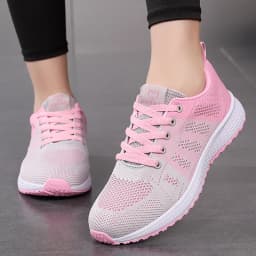 New Sneakers Women Casual Shoes Fashion Breathable Walking Mesh Flat Shoes Women 2026 Tenis Feminino White Ladies sports Shoes