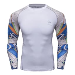 Long Sleeve Men Boxing MMA Rashguard T-shirts Sportswear MMA Compression Sport Tops Kickboxing Jerseys Fitness Bjj Gi Clothing