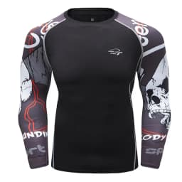 Long Sleeve Men Boxing MMA Rashguard T-shirts Sportswear MMA Compression Sport Tops Kickboxing Jerseys Fitness Bjj Gi Clothing
