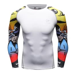 Long Sleeve Men Boxing MMA Rashguard T-shirts Sportswear MMA Compression Sport Tops Kickboxing Jerseys Fitness Bjj Gi Clothing