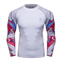 Long Sleeve Men Boxing MMA Rashguard T-shirts Sportswear MMA Compression Sport Tops Kickboxing Jerseys Fitness Bjj Gi Clothing