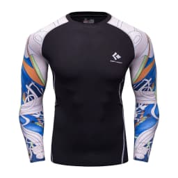 Long Sleeve Men Boxing MMA Rashguard T-shirts Sportswear MMA Compression Sport Tops Kickboxing Jerseys Fitness Bjj Gi Clothing