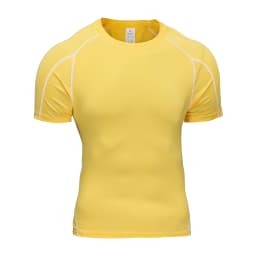 Men's Running T Shirt Summer Sportswear Skinny T-shirt Gym Fitness Sport Tops Tee Elastic Athletic Tights Compression Shirts Men