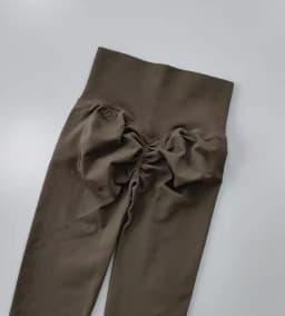 Seamless Sport Yoga High Waist Pants Leggings Sport See Through Yoga Gym Running Quick Dry Pants Scrunch Butt Pants