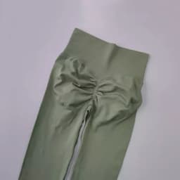 Seamless Sport Yoga High Waist Pants Leggings Sport See Through Yoga Gym Running Quick Dry Pants Scrunch Butt Pants