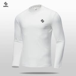 SBWL Autumn and Winter High Quality Outdoor Sports Warm Inside with Elastic Long Sleeve T-Shirt Running Fitness Base Shirt Tops