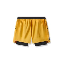 Men's Running Shorts Gym 2 In 1 Sports Shorts Fitness Leisure Workout Breathable Quick Dry Double Layer Training Shorts Men