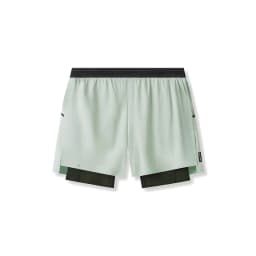 Men's Running Shorts Gym 2 In 1 Sports Shorts Fitness Leisure Workout Breathable Quick Dry Double Layer Training Shorts Men