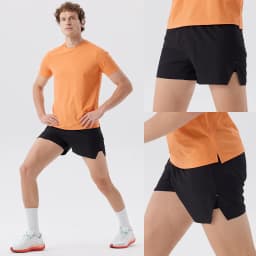 Men's Running Shorts Gym Sports Fitness Training Jogging Sportswear Comfortable Breathable Quick-Dry Compression Clothing