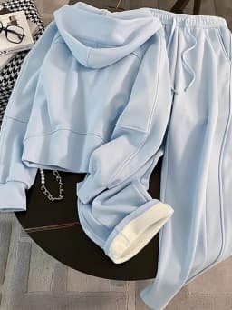 Women Running Sportswear Set Fleece Cardigan Hooded Sweatshirt Two Piece Set Tracksuit Gym Fitness Jogging Outdoor Training Sets