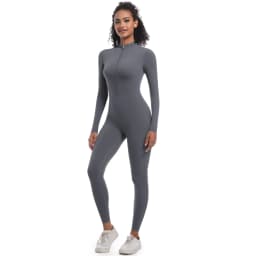 Women's Jumpsuit Women's Sports Shapewear Seamless Slim Fit Long Sleeve Sports Bodysuit Fitness Sports Bodysuit Yoga Suit