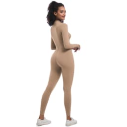 Women's Jumpsuit Women's Sports Shapewear Seamless Slim Fit Long Sleeve Sports Bodysuit Fitness Sports Bodysuit Yoga Suit