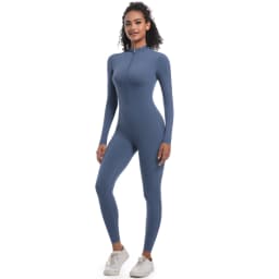 Women's Jumpsuit Women's Sports Shapewear Seamless Slim Fit Long Sleeve Sports Bodysuit Fitness Sports Bodysuit Yoga Suit