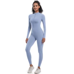 Women's Jumpsuit Women's Sports Shapewear Seamless Slim Fit Long Sleeve Sports Bodysuit Fitness Sports Bodysuit Yoga Suit