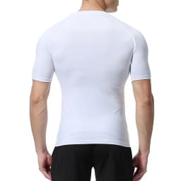 New Print Short Sleeve Compression Shirts For Men Athletic Quick Dry T-Shirts Tops Gym Workout Rash Guards Baselayer Undershirts