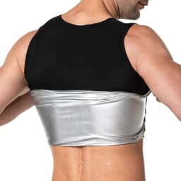 1PC Sauna Shirt for Men, Short Sleeve Sauna Sweat Body Shaper Mens Sauna Vest Gym Exercise Tank Top